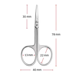 Baby Nail Scissors - Shiny Stainless Steel
