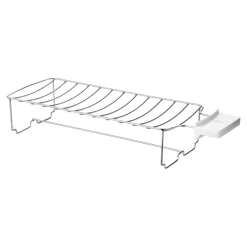 Bun Warmer - Large, 2 long slots, silver