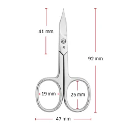 Combination Nail Scissors - Shiny Stainless Steel