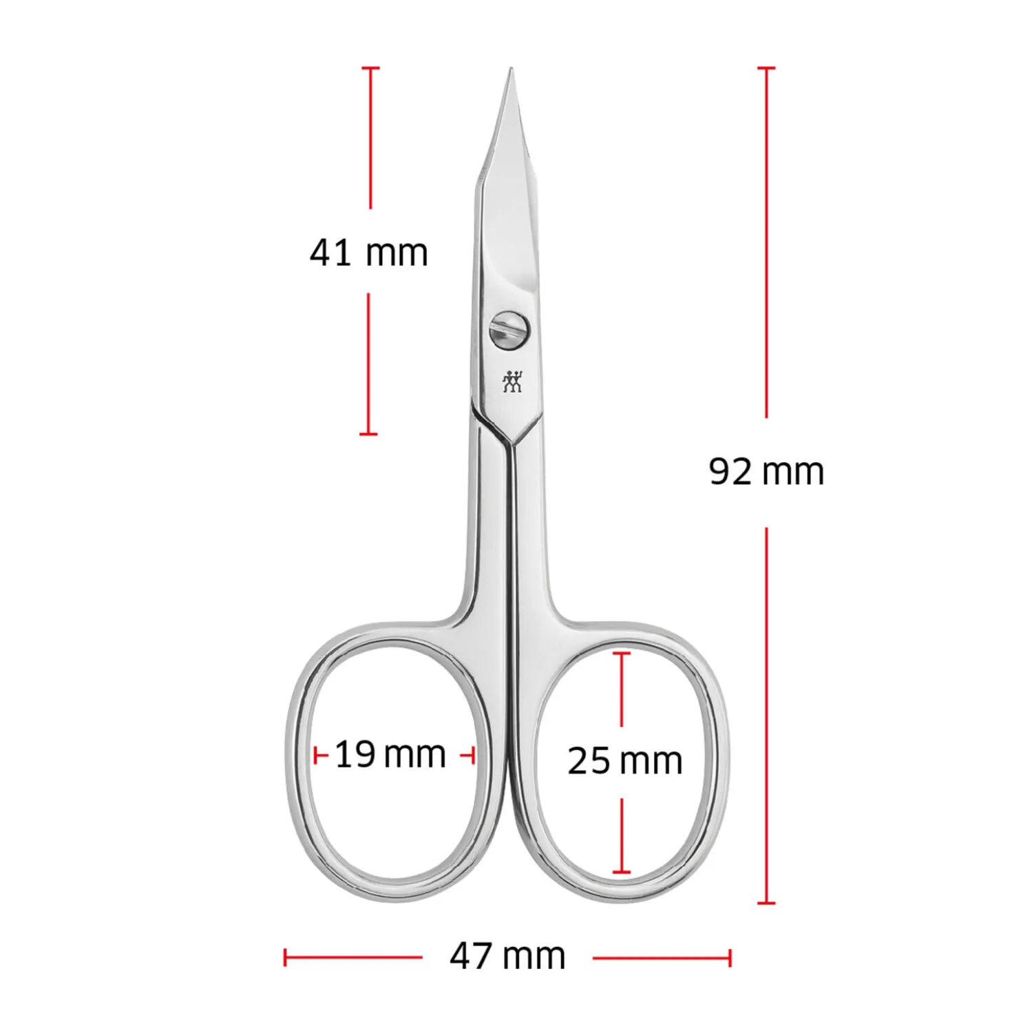 Combination Nail Scissors - Shiny Stainless Steel
