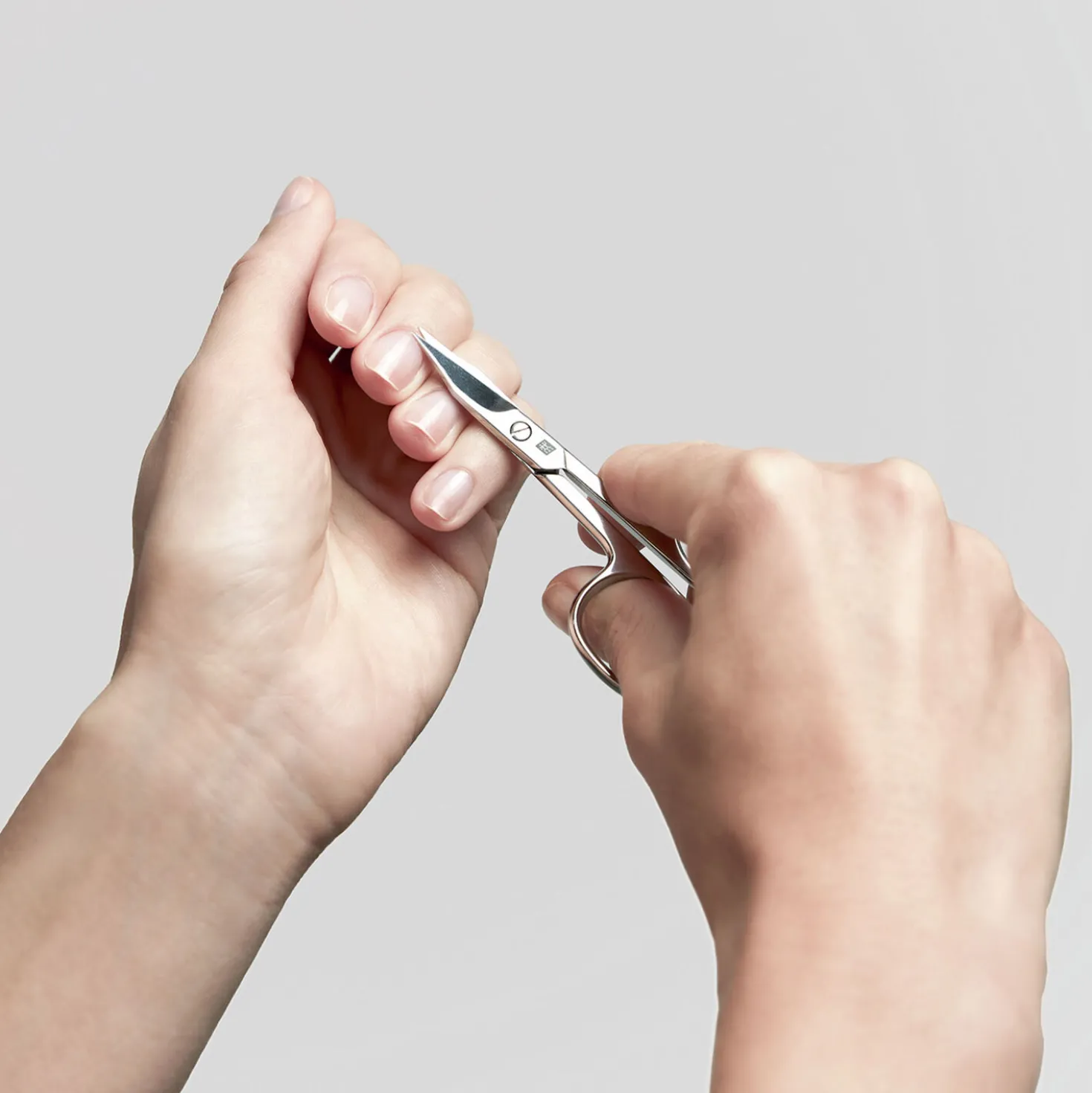 Combination Nail Scissors - Shiny Stainless Steel