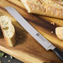 Country Bread Knife 9 inch, inverted serrated edge