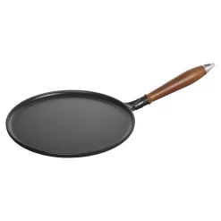Crepe Pan with Spreader and Spatula, black matte