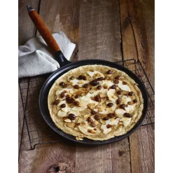 Crepe Pan with Spreader and Spatula, black matte