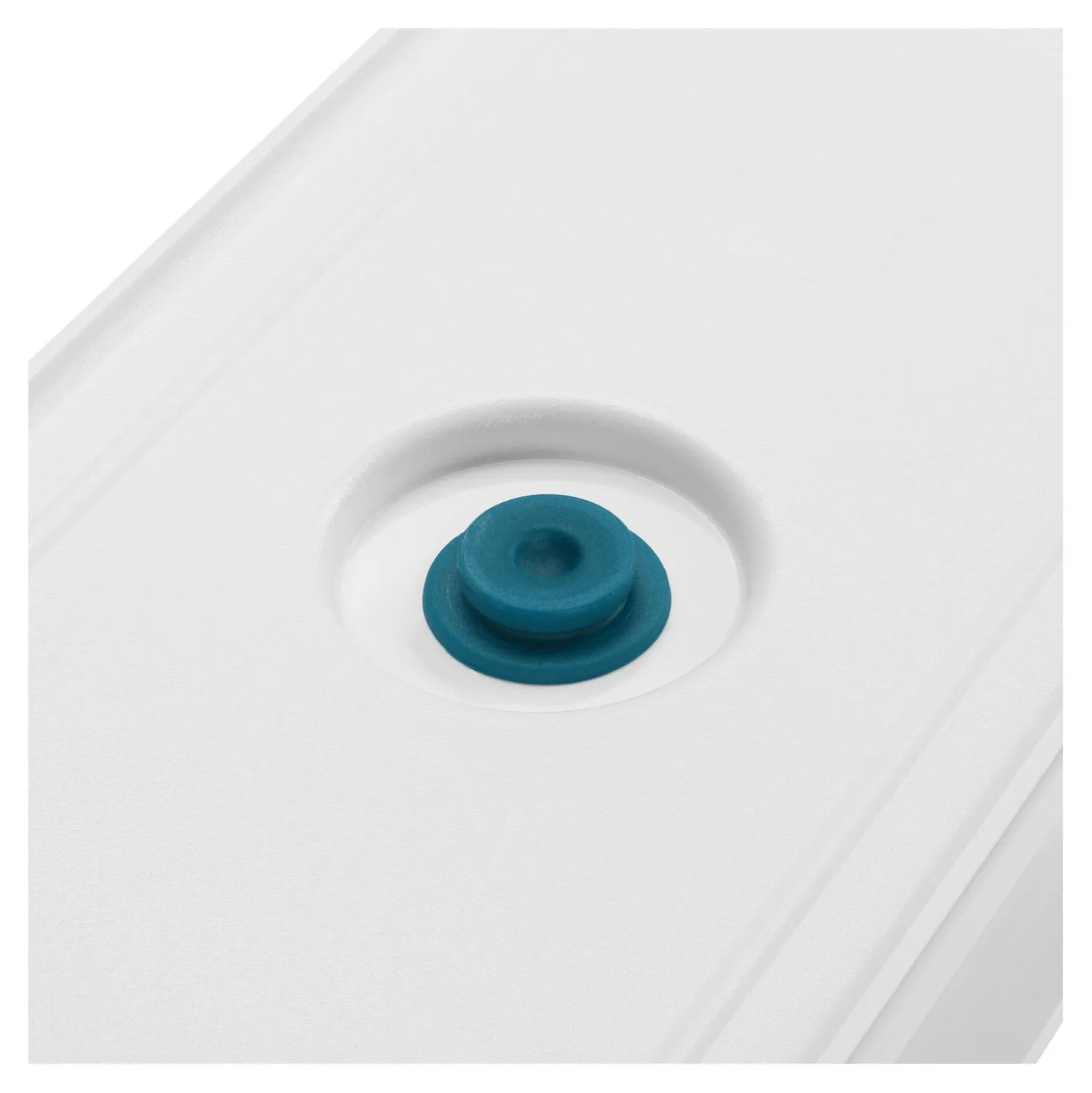 CUBE Box M / 21 cm, 0.75 Qt, Transparent-la-mer