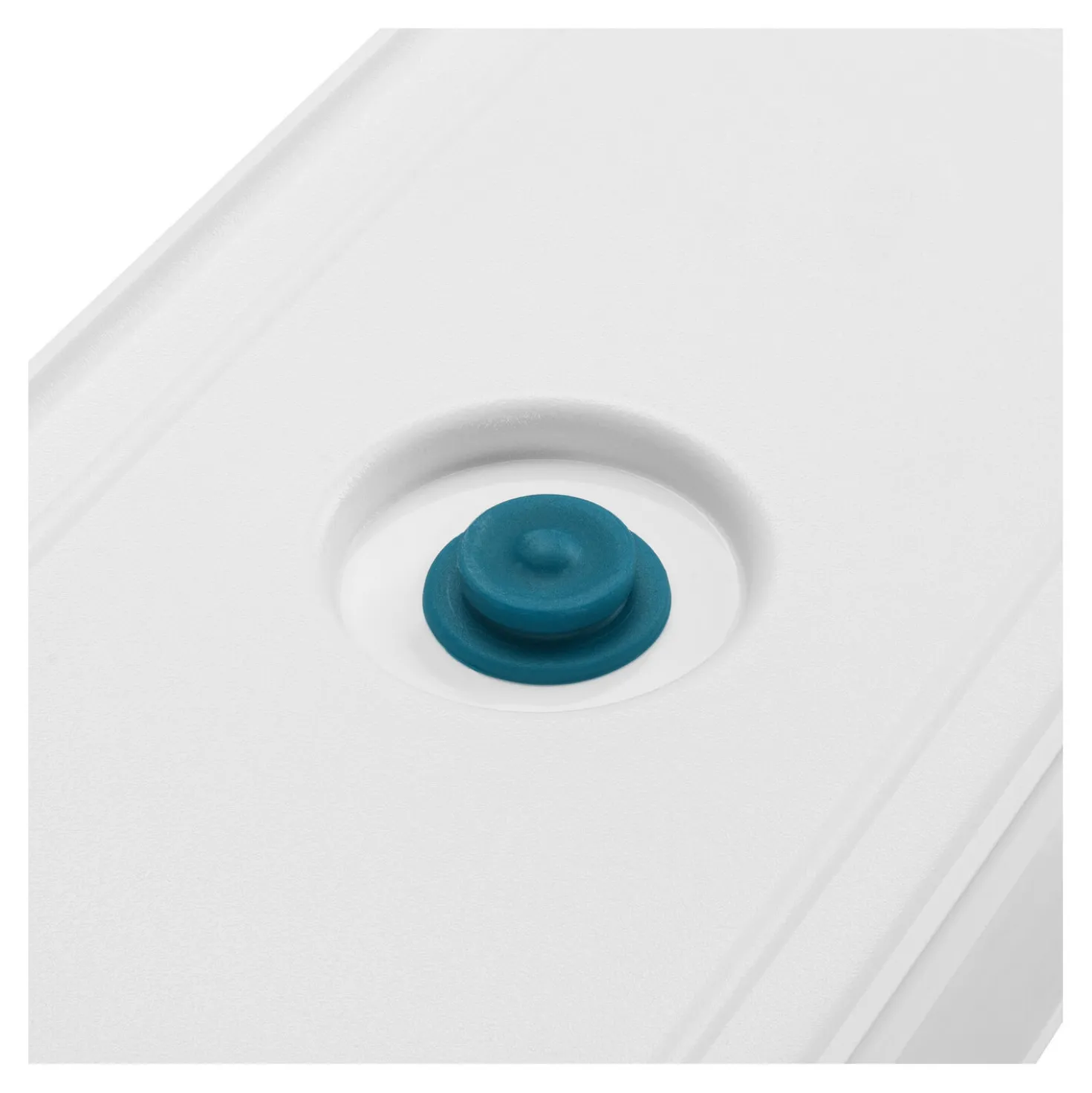 CUBE Box M / 21 cm, 0.75 Qt, Transparent-la-mer