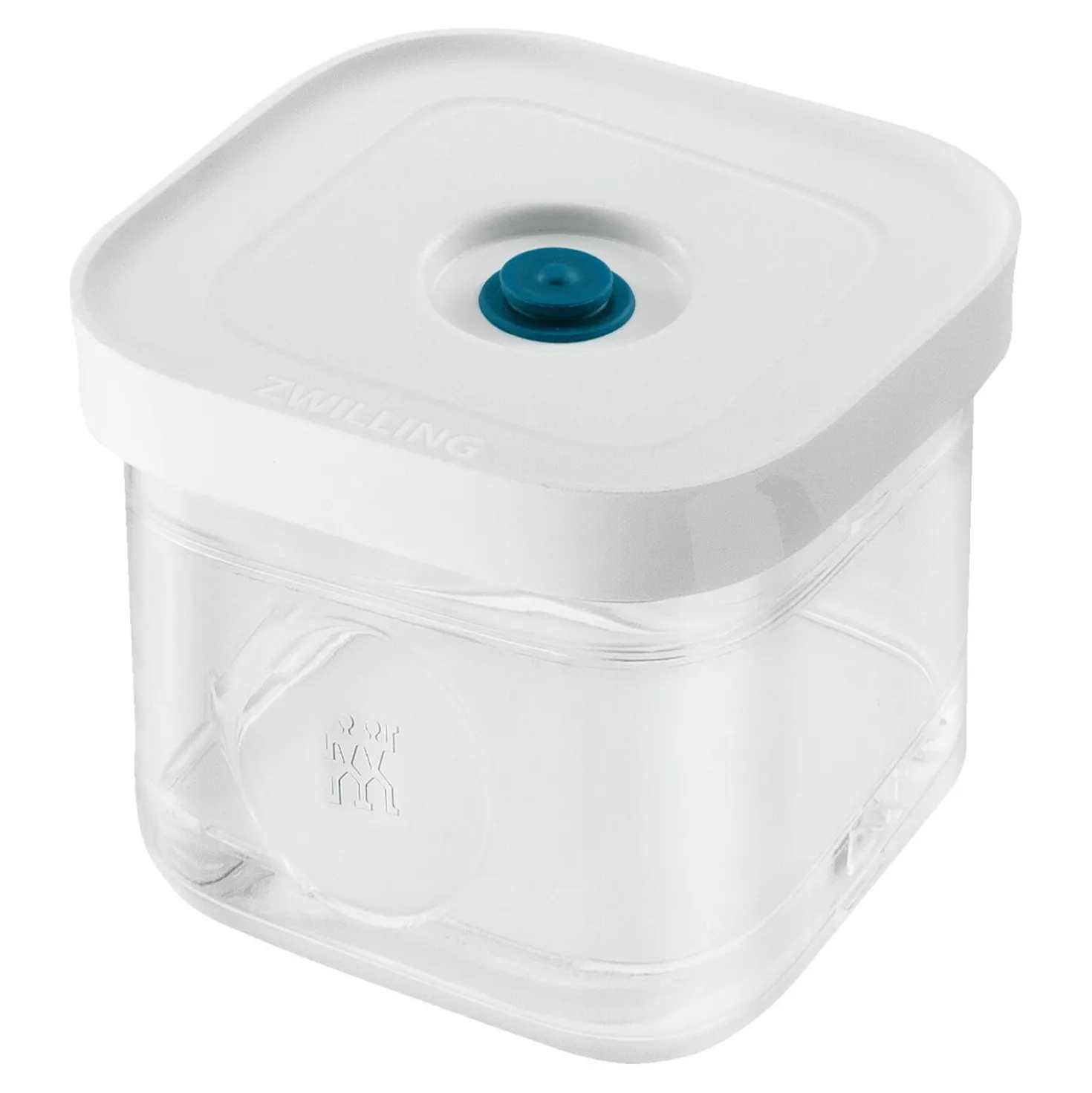CUBE Box S / 11 cm, 0.35 Qt, Transparent-la-mer