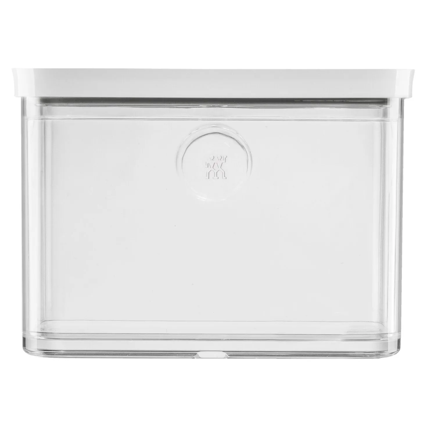 CUBE Container 2L / 21 cm, 4.2 Qt, Transparent-white