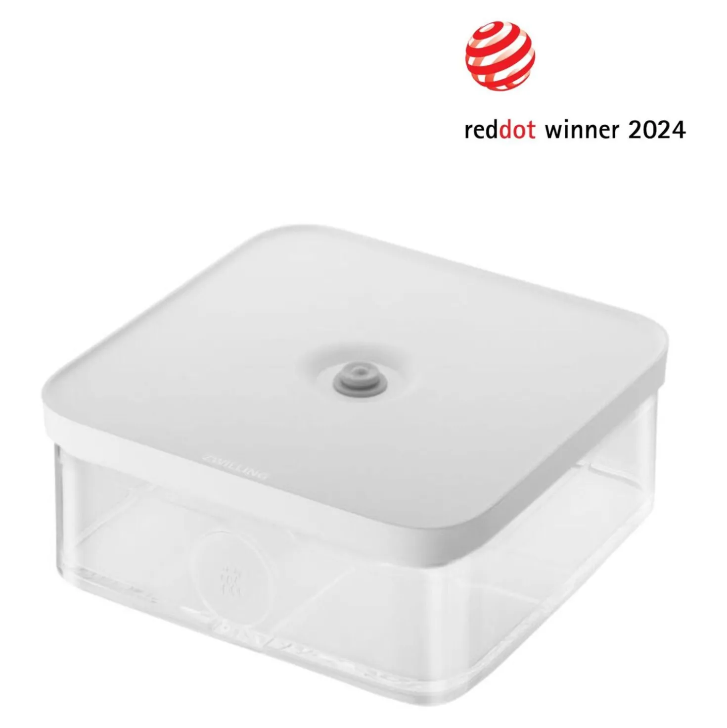 CUBE Container L / 21 cm, 1.75 Qt, Transparent-white