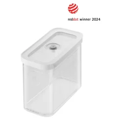 CUBE Container 2M / 21 cm, 2 Qt, Transparent-white