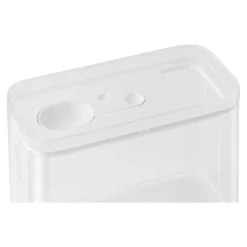 CUBE Container 2M / 21 cm, 2 Qt, Transparent-white