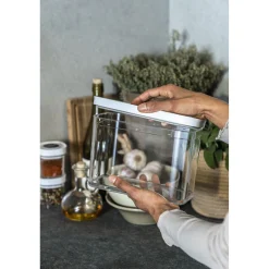 CUBE Container 3M / 21 cm, 3 Qt, Transparent-white