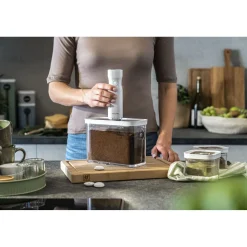 CUBE Container 3M / 21 cm, 3 Qt, Transparent-white
