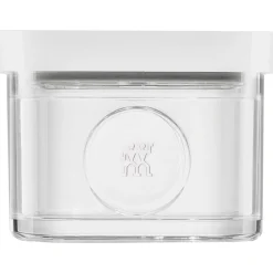 CUBE Container S / 11 cm, 0.35 Qt, Transparent-white