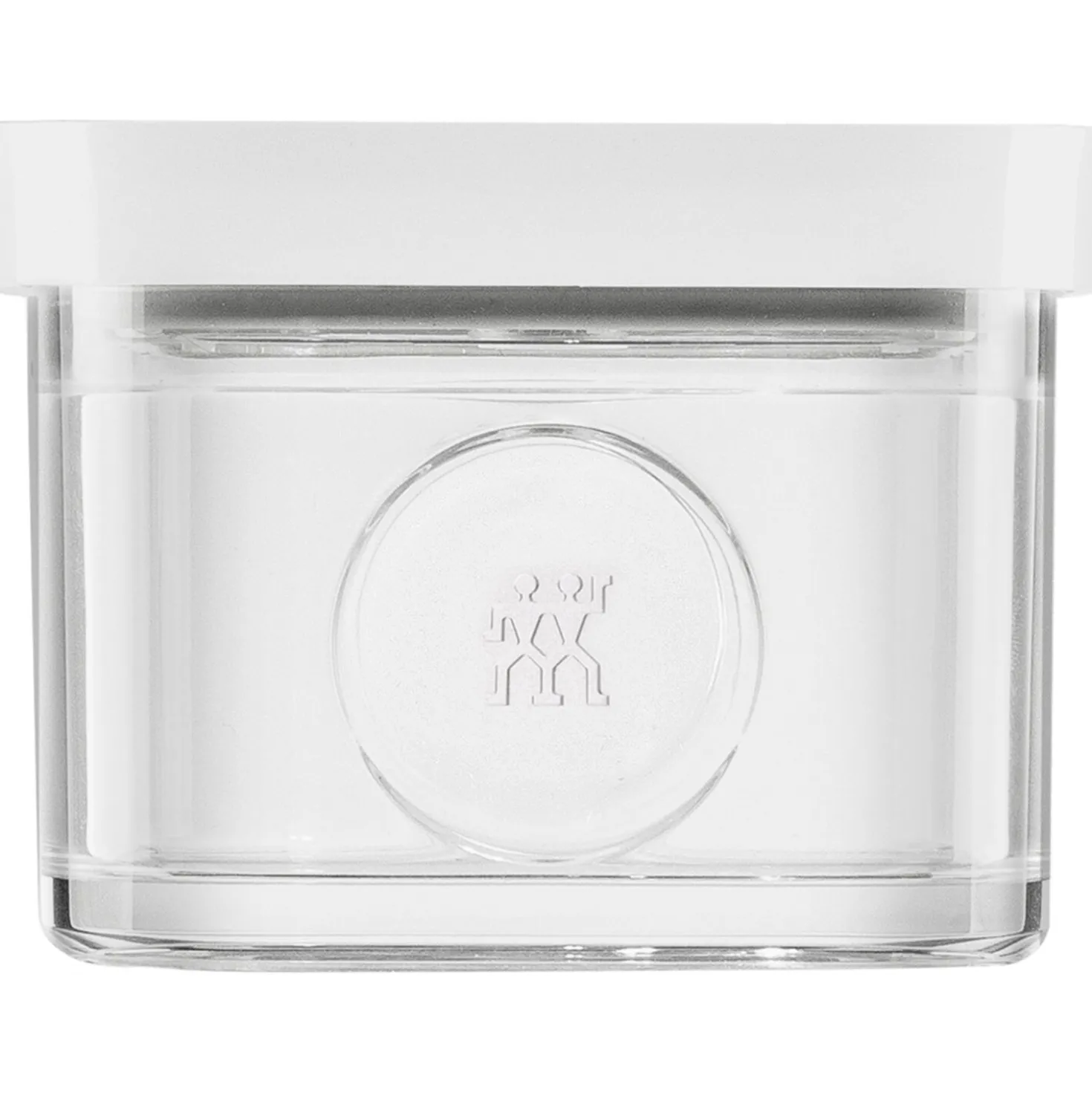 CUBE Container S / 11 cm, 0.35 Qt, Transparent-white