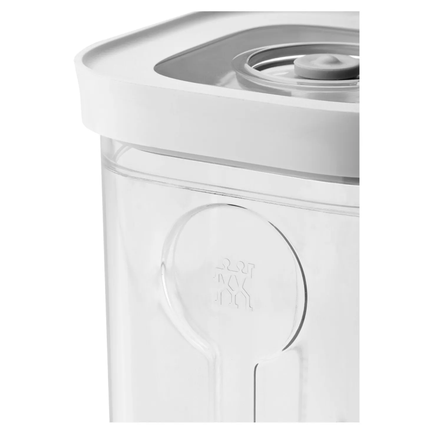 CUBE Container S / 11 cm, 0.35 Qt, Transparent-white