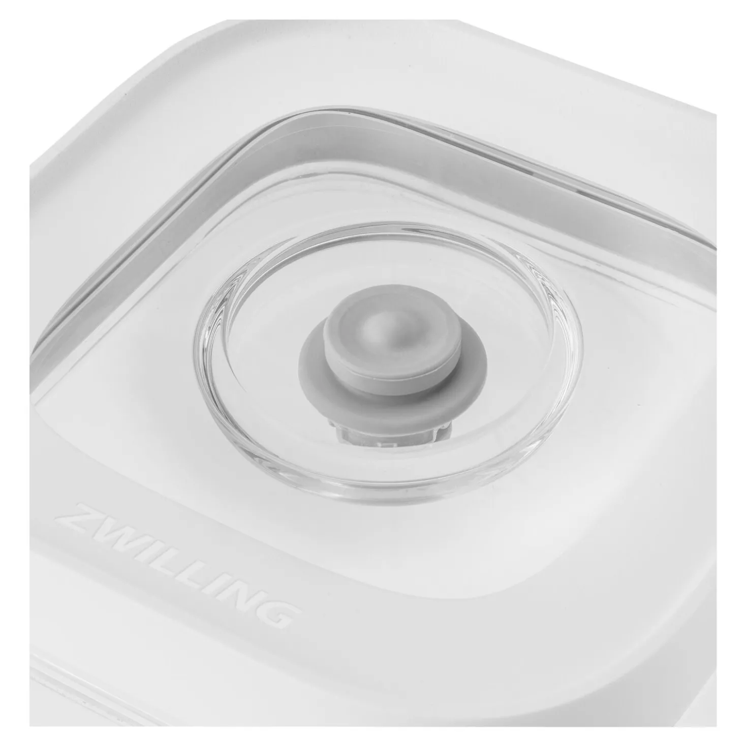 CUBE Container S / 11 cm, 0.35 Qt, Transparent-white
