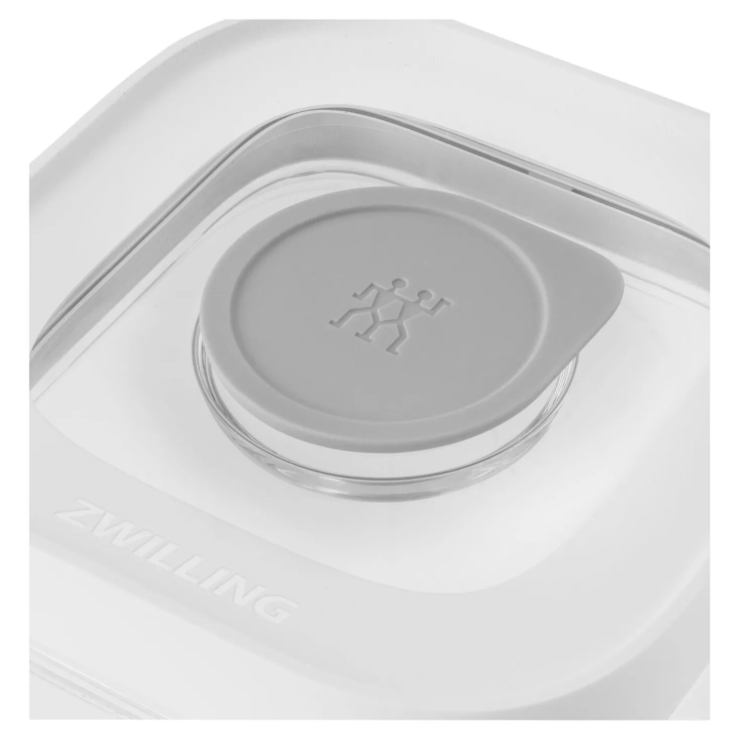 CUBE Container 2S / 11 cm, 0.875 Qt, Transparent-white