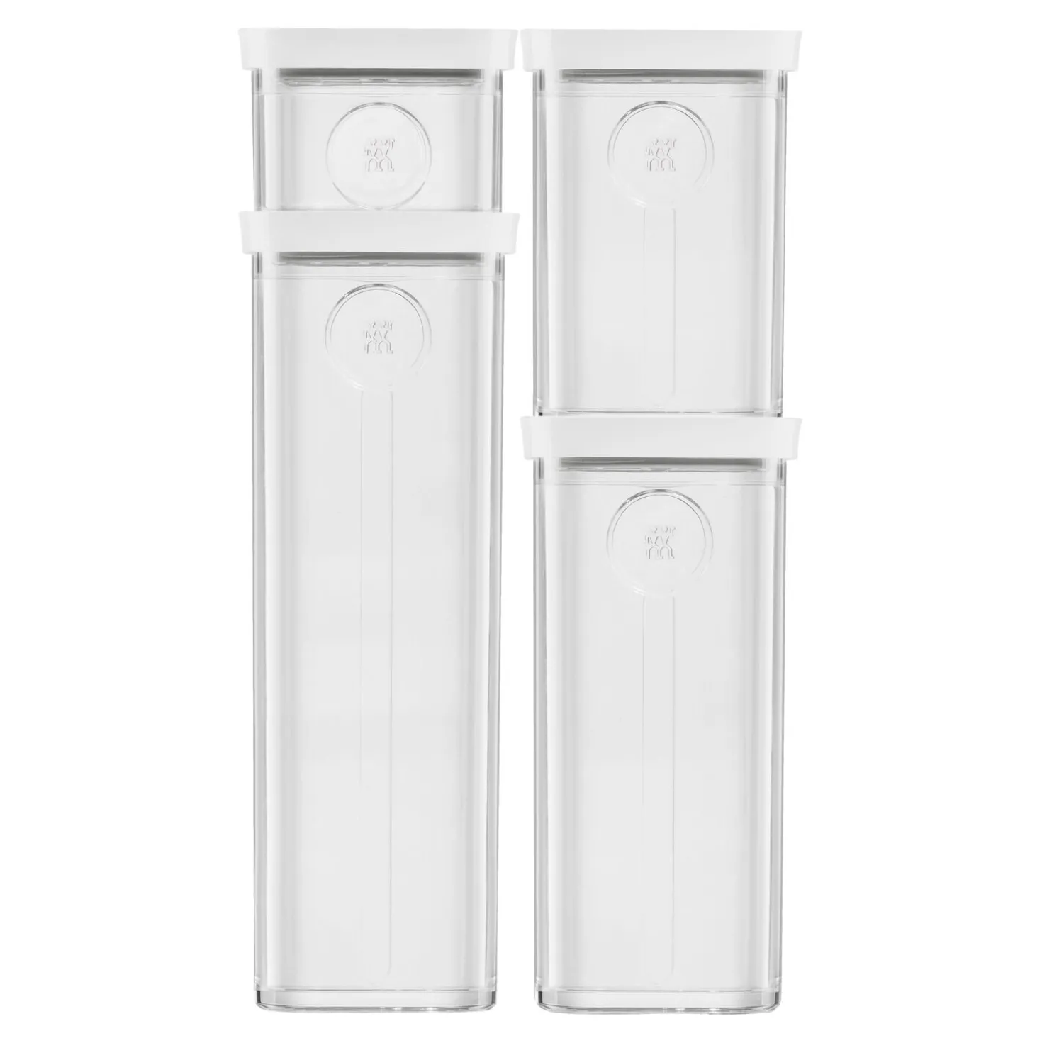 CUBE Container 2S / 11 cm, 0.875 Qt, Transparent-white