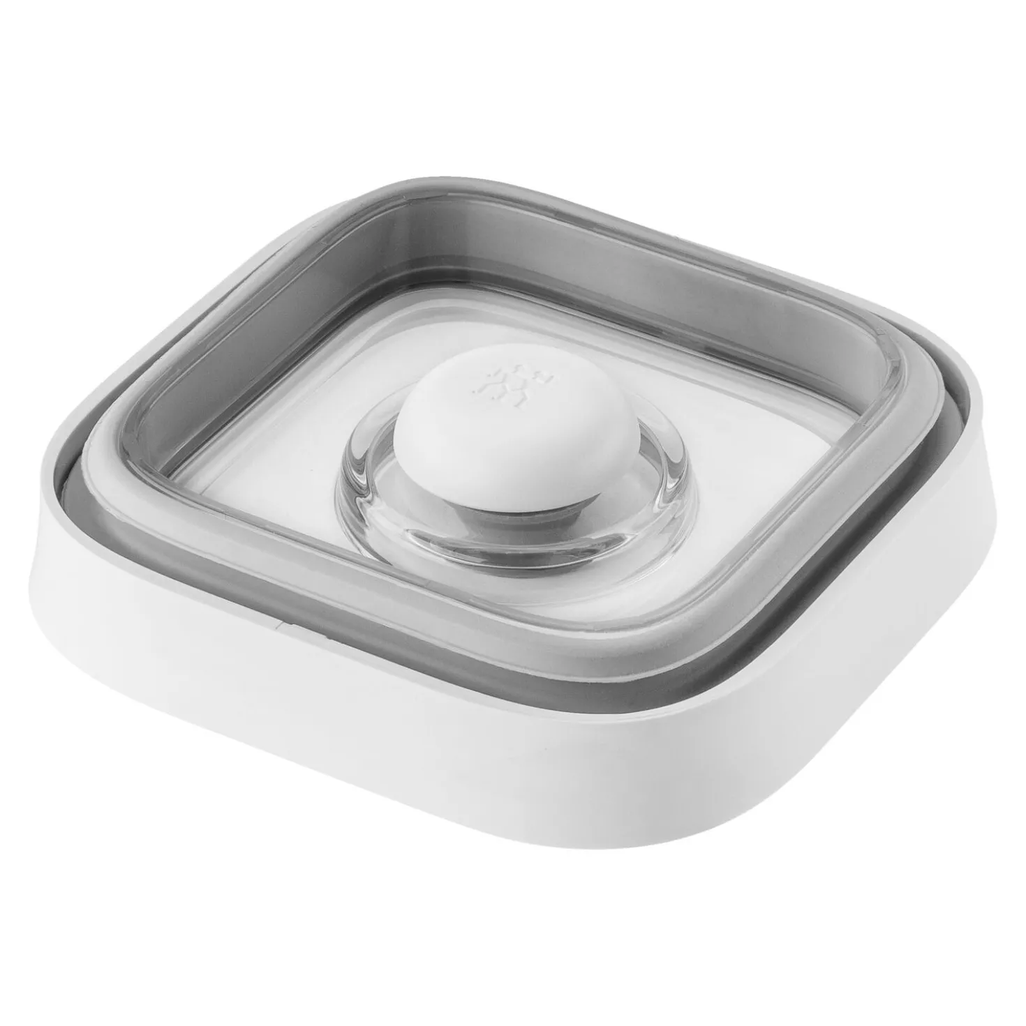 CUBE Container 2S / 11 cm, 0.875 Qt, Transparent-white