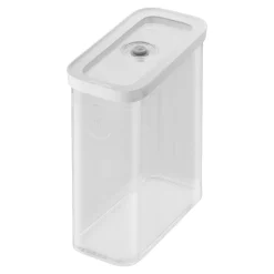 CUBE Container Set, M / 5-pc, transparent-white