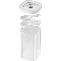 CUBE Container Set, S / 6-pc, transparent-white