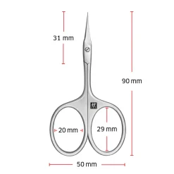 Cuticle Scissors With Tower Tip - Matt Stainless Steel