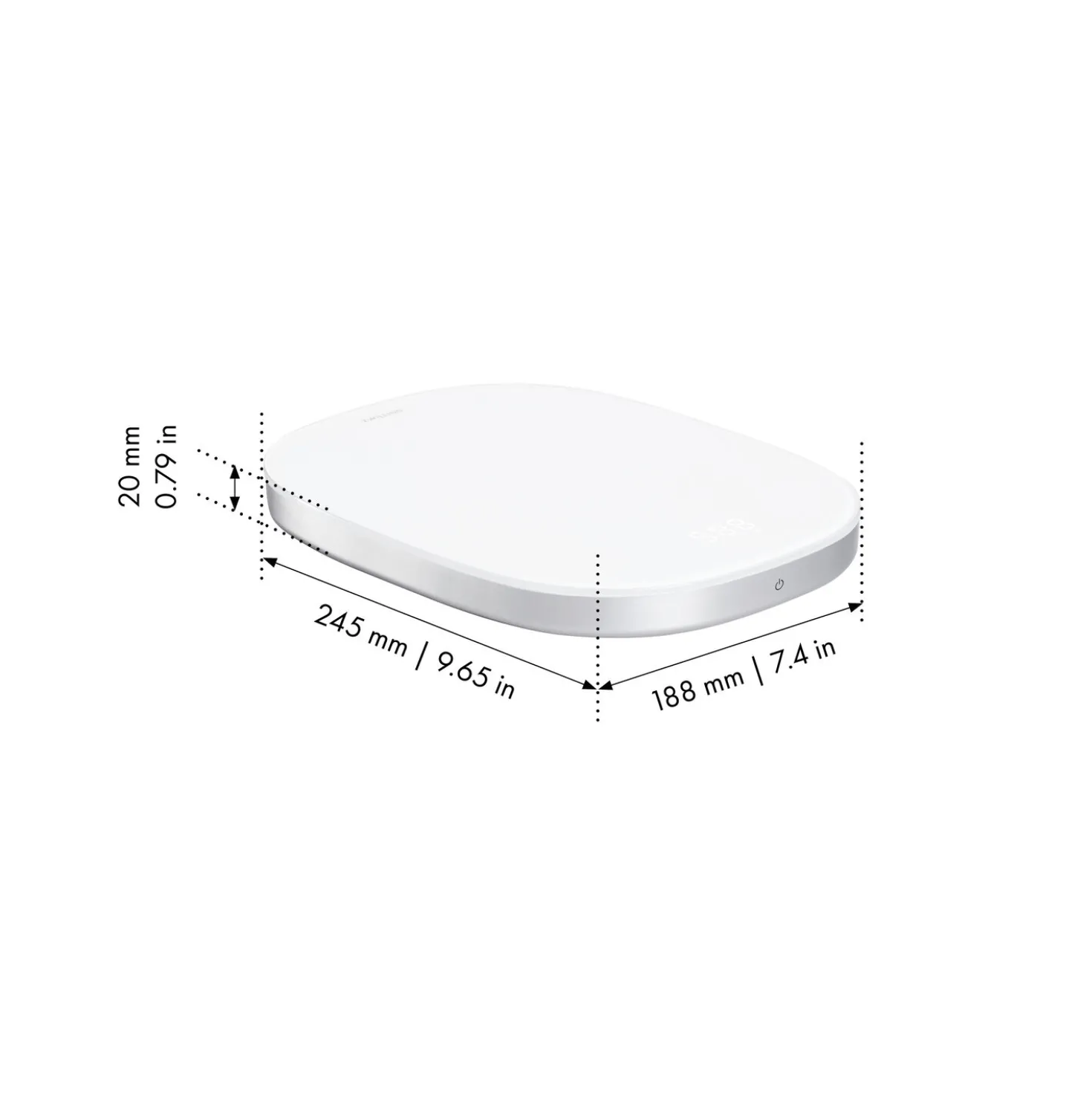 Digital Kitchen Scale - Silver