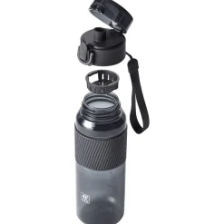 Drinking bottle, 680 ml, tritan, black matte