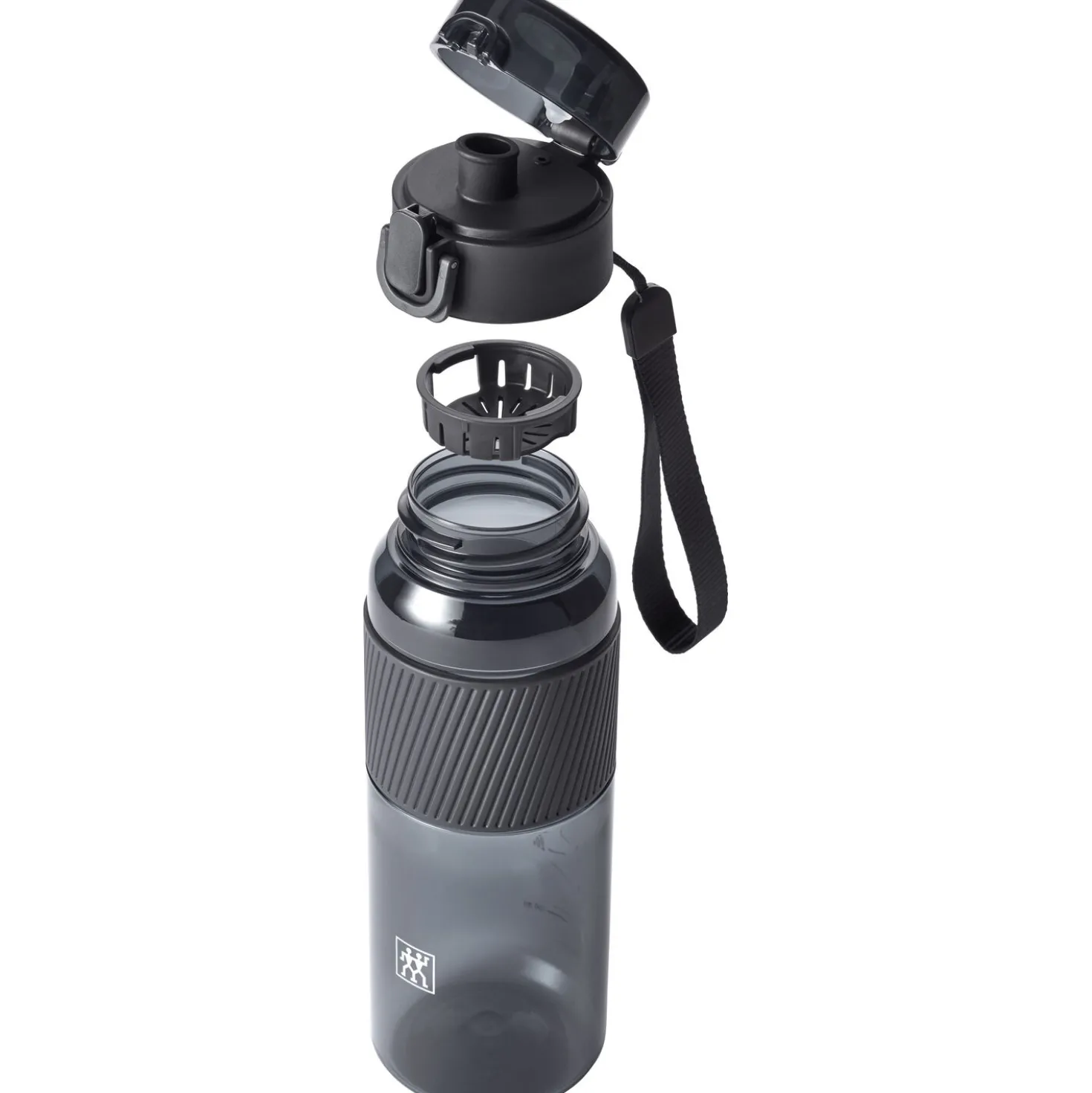 Drinking bottle, 680 ml, tritan, black matte