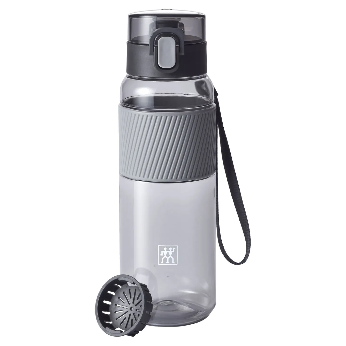 Drinking bottle, 680 ml, tritan, grey