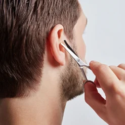 Ear And Nose Hair Scissors - Matt Stainless Steel