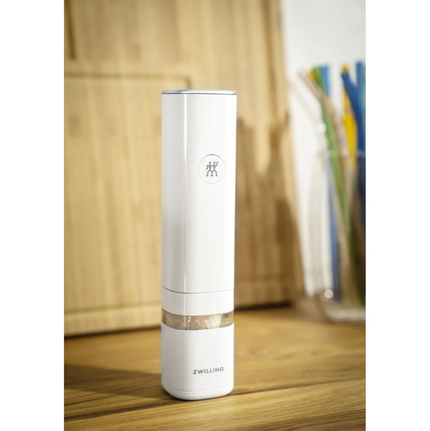 Electric Salt/Pepper Mill, white