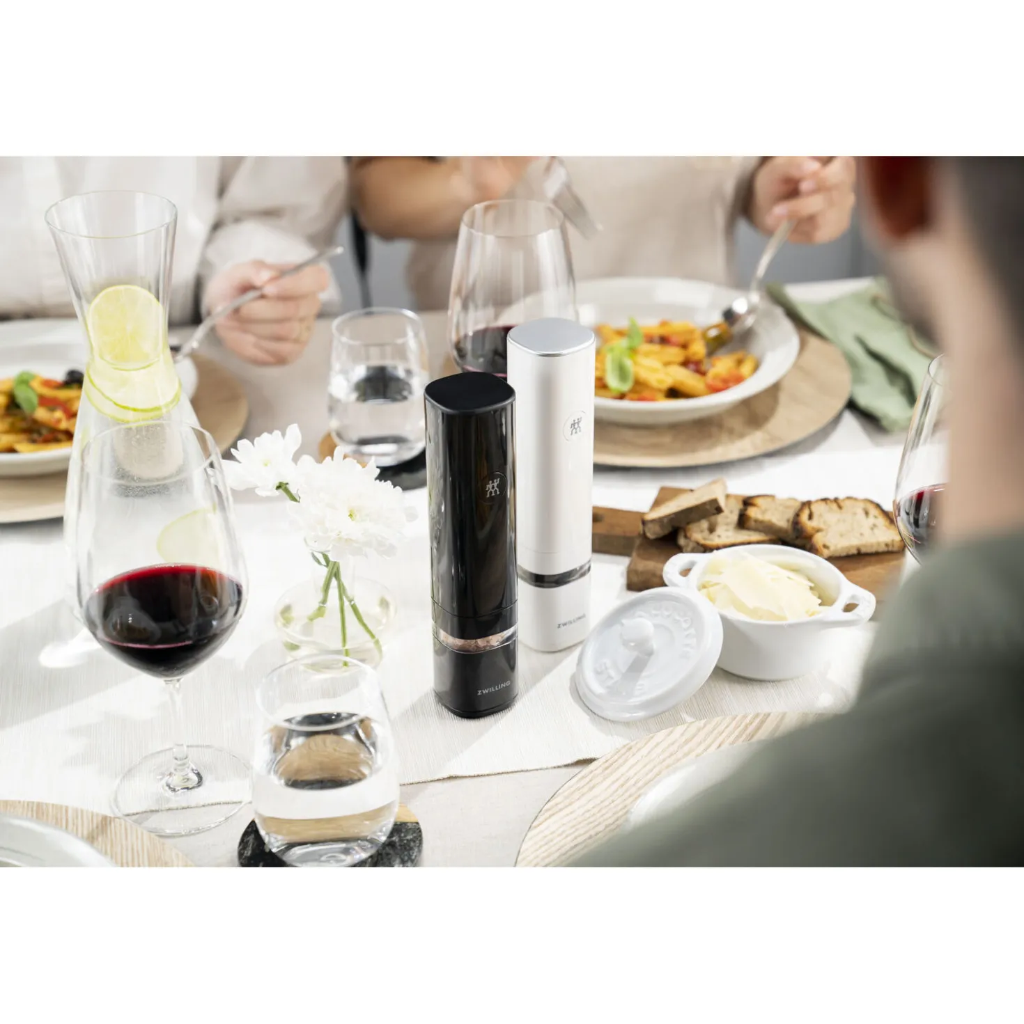 Electric Salt/Pepper Mill, white