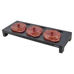 Fiber Wood, Mini Dutch Oven Stand, Black Matte