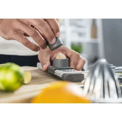 Fine grater, grey