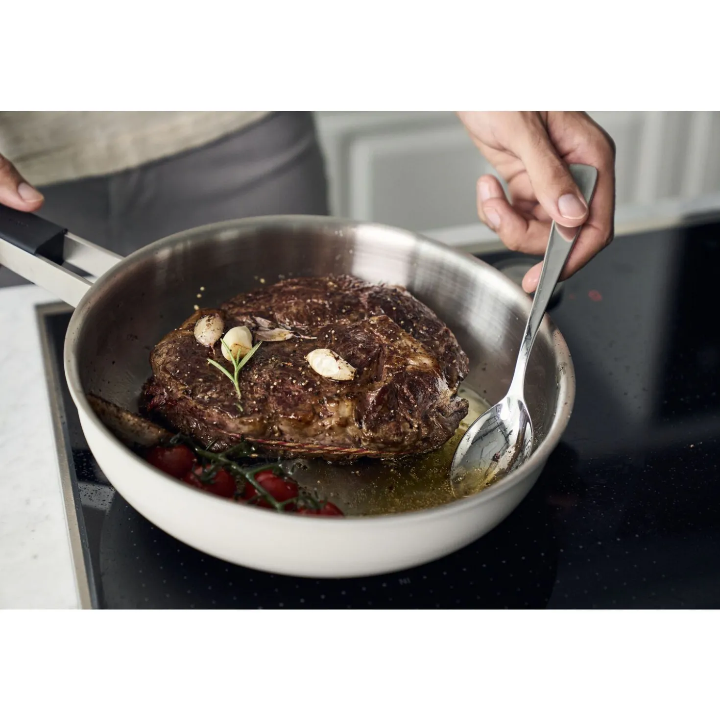 Frying pan, 11 inch, 18/10 Stainless Steel