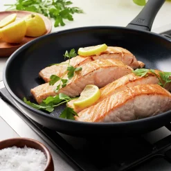 Frying pan, 11 inch, aluminum, Titanium-reinforced ceramic non-stick coating