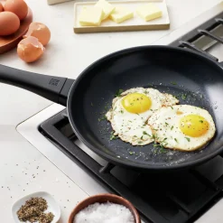 Frying pan, 8 inch, aluminum, Titanium-reinforced ceramic non-stick coating
