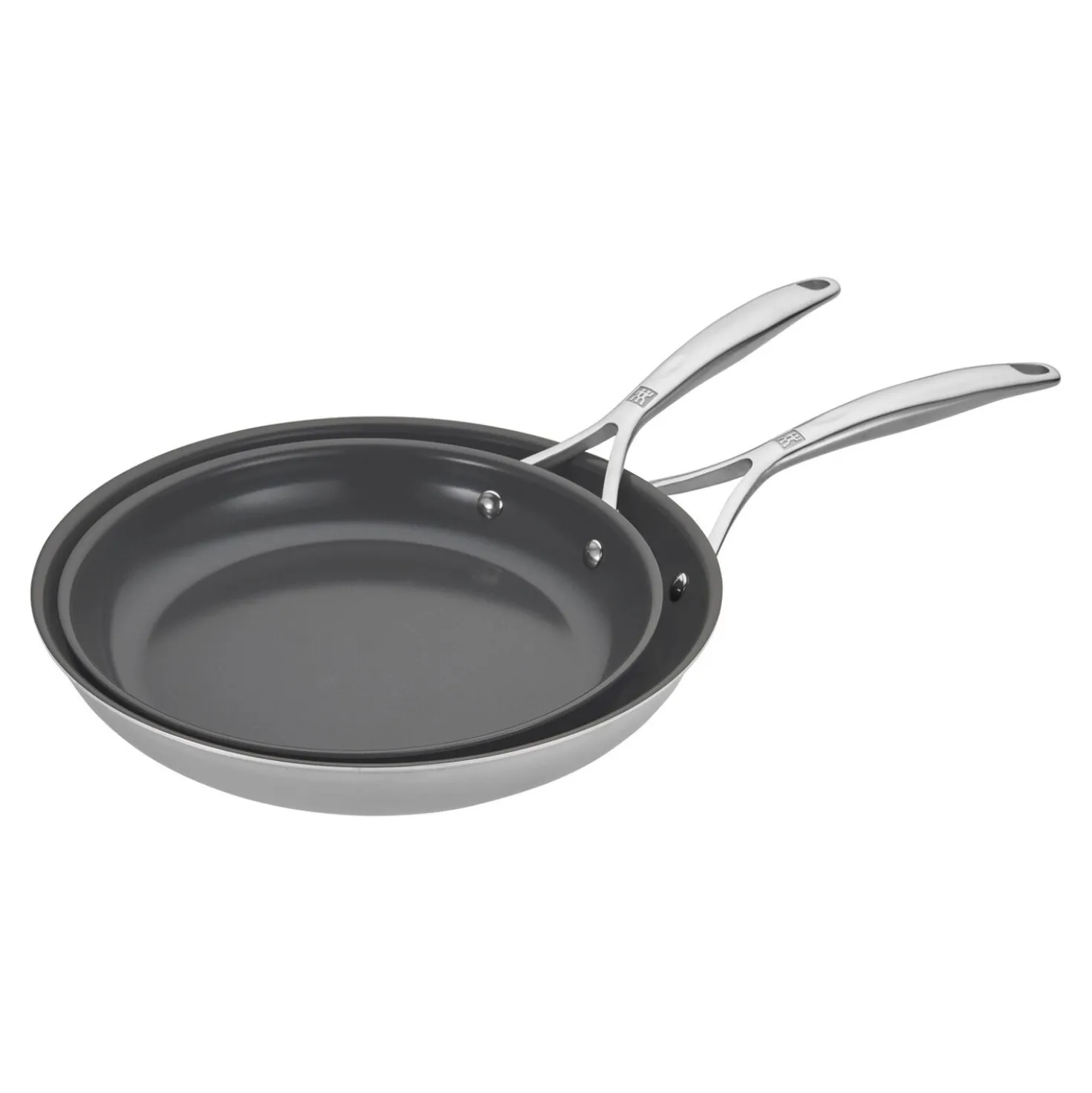 Frying pan set, 2-pc, Non-stick, Ceramic coating