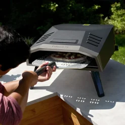 Gas pizza oven