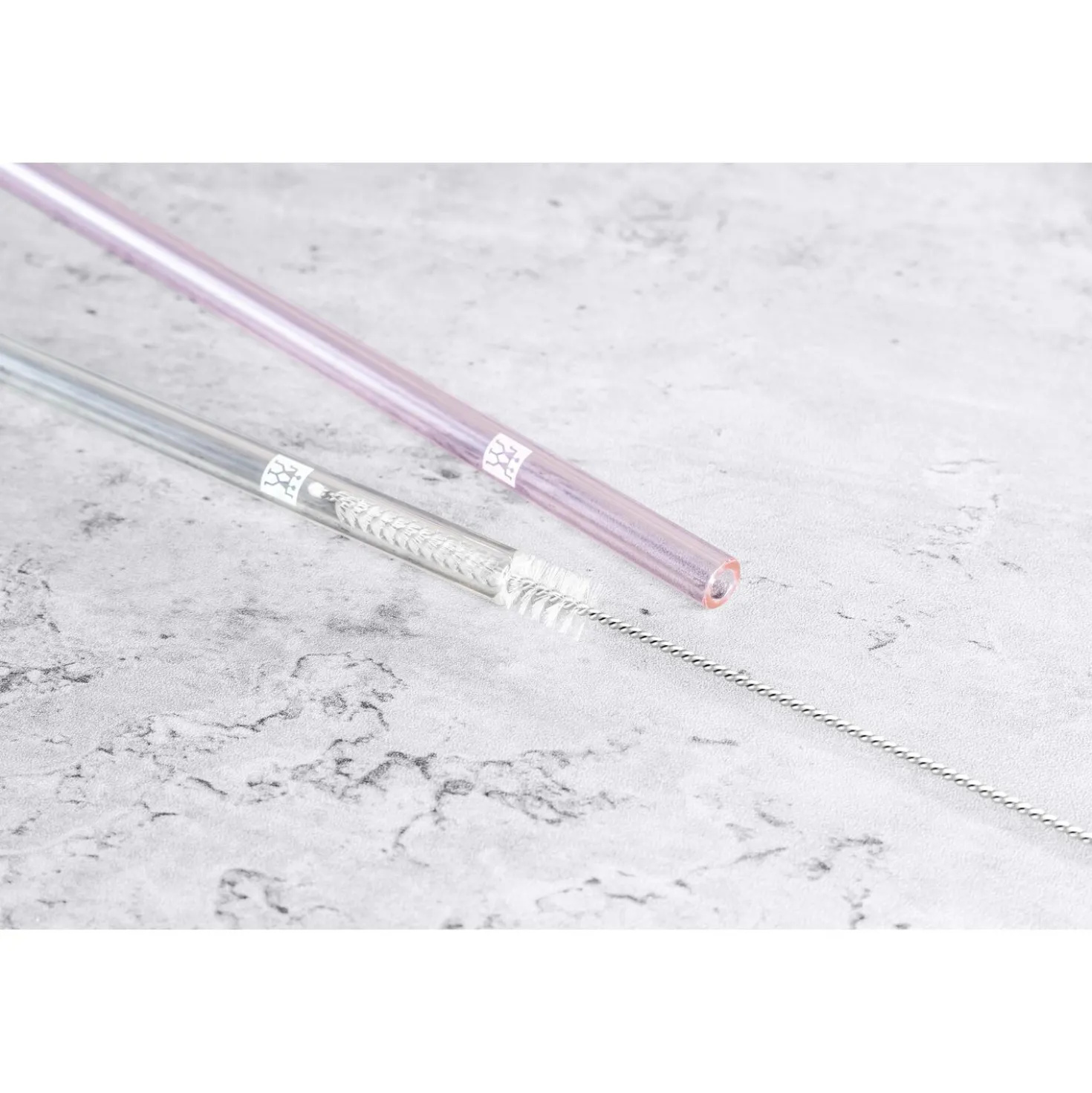 Glass Straw - Clear - Straight Set