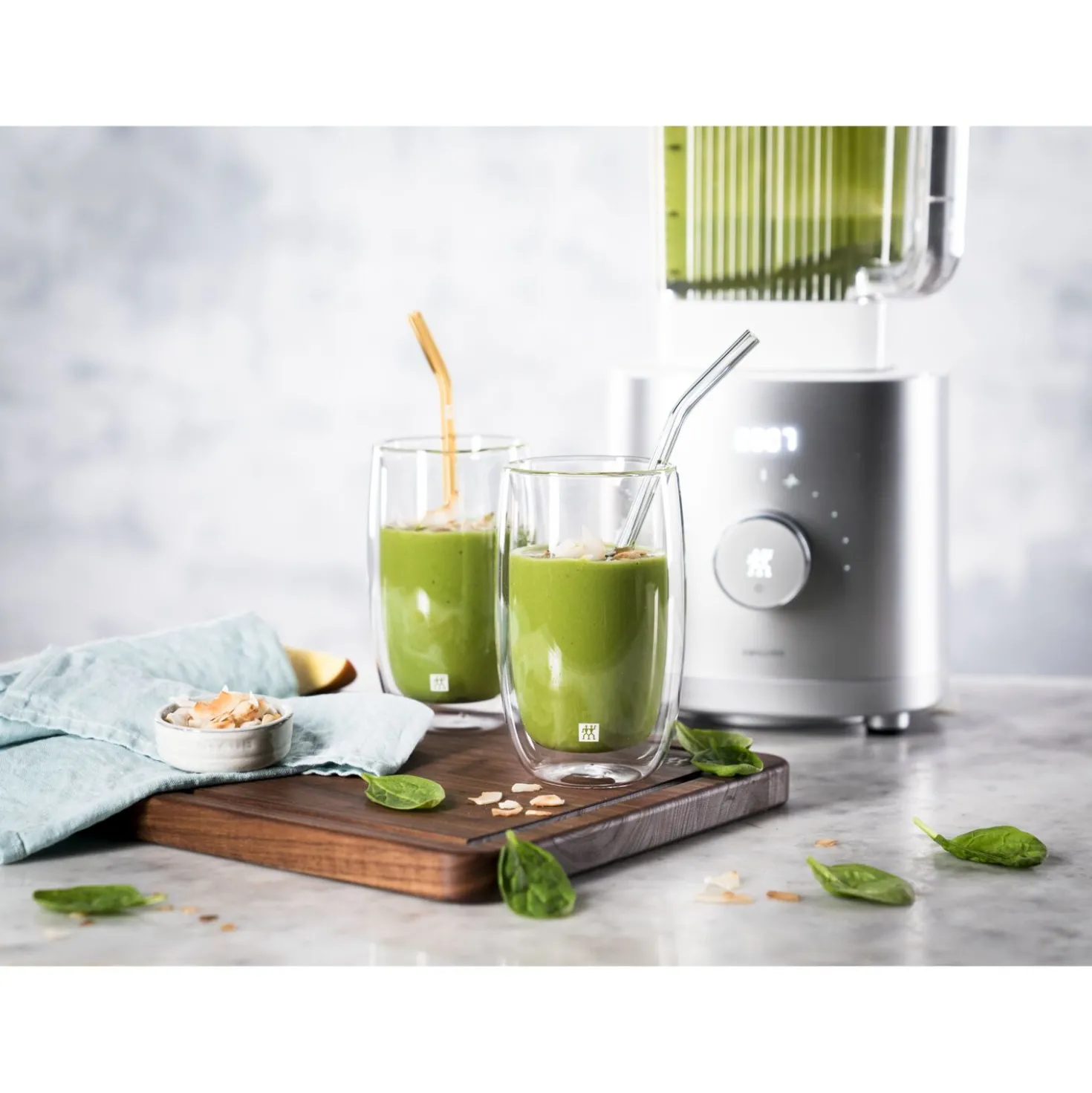 Glass Straw - Colored - Bent Set