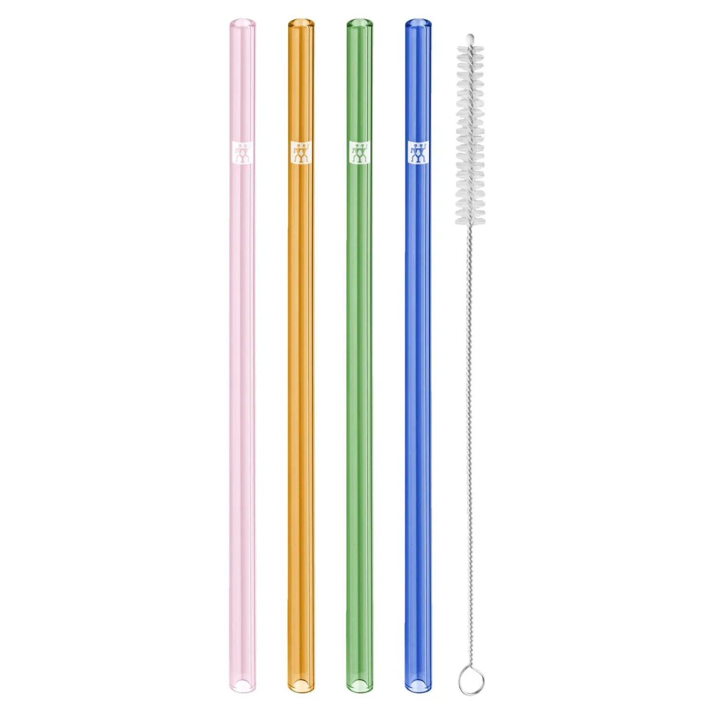 Glass Straw - Colored - Straight Set