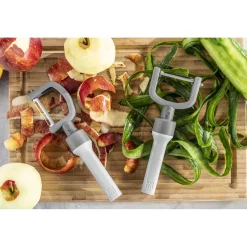 2-in-1 peeler, grey