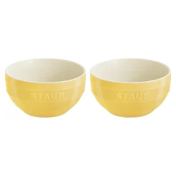 6.5-inch / 2-pc, Large Universal Bowl Set, citron