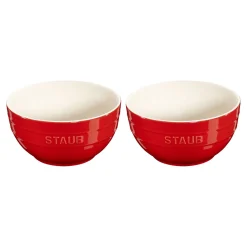 6.5-inch / 2-pc, Large Universal Bowl Set, cherry