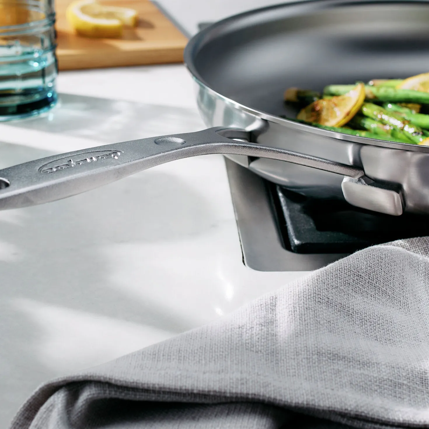 12.5-inch, 18/10 Stainless Steel, Frying Pan