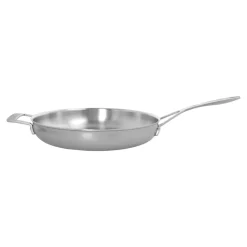 12.5-inch, 18/10 Stainless Steel, Fry Pan With Helper Handle