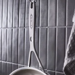 12.5-inch, 18/10 Stainless Steel, Fry Pan With Helper Handle